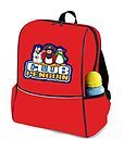 red backpack schoolbag puffles penguin club new more options exact