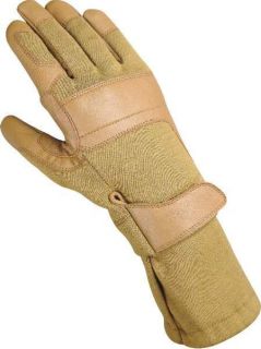   Long Cuff KEVLAR Operating Shooting Gloves Digital Leather Palm