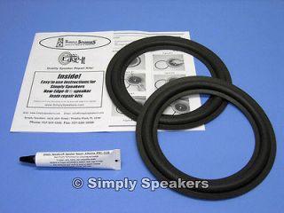   DQ 12, DQ12, DQ 12, 8 Woofer Parts Foam Speaker Repair Kit # FSK 8