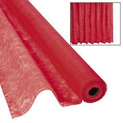 100 RED Gossamer Roll Wedding Draping Decoration Ceremony Party Aisle 