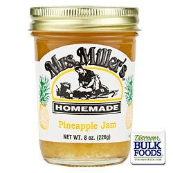 Mrs Millers Authentic Amish Homemade Pineapple Jam 8 oz Jar