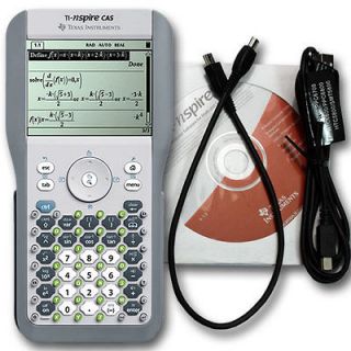 texas instruments ti nspire cas graphing calculator like new usb