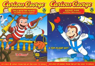   George Sails with the Pirates Rocket Ride DVD, 2010, 2 Disc Set