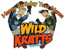 Wild Kratts   10  Edible Photo Cake Topper   Personalized   $3.00 
