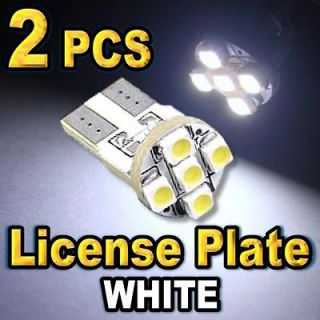 White 5 SMD LED Bulbs 168 194 T10 For Licence Plate Light TOYOTA