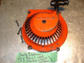 sachs dolmar 153 chainsaw used side starter recoil part from