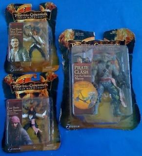 Pirates Of The Caribbean Will TURNER Jack SPARROW MACCUS Action Figure 