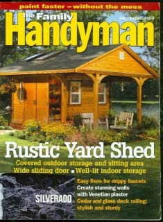 2004 the family handyman yard shed covered storage 