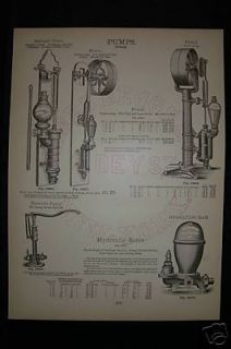 1885 railroad force pump hydraulic ram advertisement 