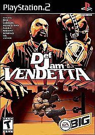 REPLACEMENT ARTWORK ONLY (NO GAME) for Def Jam Vendetta PS2 with 