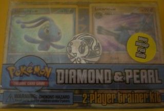 DIAMOND & PEARL POKEMON CARDS 2 PLAYER TRAINER KIT W/ BOOSTER PACK 