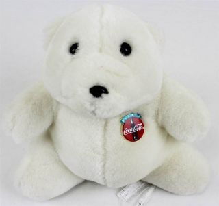 coca cola polar bear plush stuffed animal teddy bear