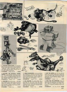 1963 ad ideal toys mr machine robot commando king zor