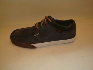 vans shoes plimsolls trainers sneakers 106 moccasin ca grey/navy