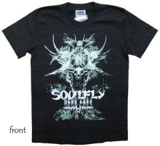 soulfly dark ages t shirt black s116 new size s
