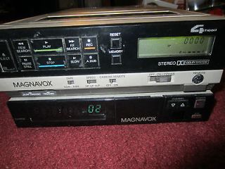 Magnavox Portable VCR w/ Dock   TESTED   VR8454SL01/VR8465SL01
