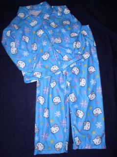   Kitty flannel PJ pajama panties socks sunglasses 2T 4T 6 7 8 fire r