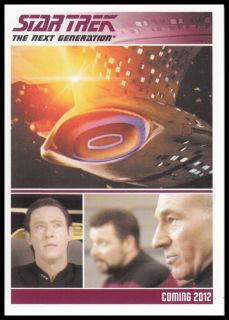   Star Trek TNG Series 2 Promo Card # P1 Enterprise, Data, Picard