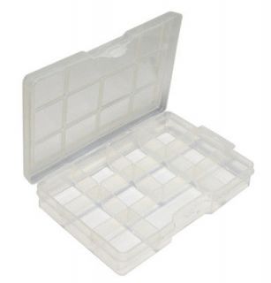 Newly listed Clear Plastic Box Case 24 compartments Beads Display 