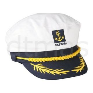 captain navy marine sailor hat cap party fancy dress from