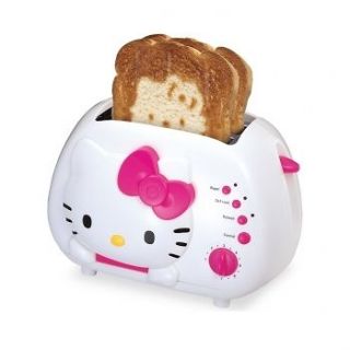  KITTY 2 SLICE WIDE SLOT BREAD SLICE TOASTER with COOL TOUCH KT5211 NEW