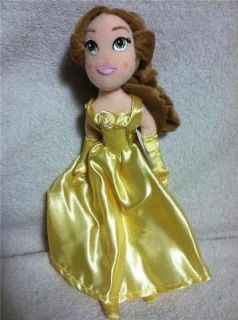 Disney Parks 12 Plush Belle Doll from Beauty and The Beast NEW WITH 