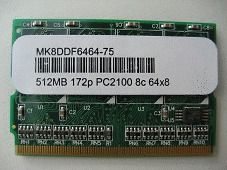 512mb sony vaio pc2100 microdimm 172 pin pcga mm512u one