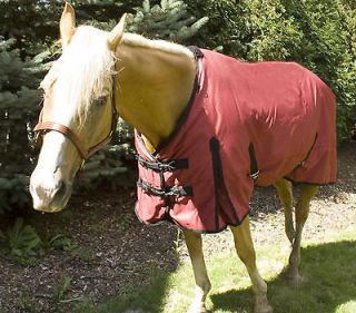 Condition New Maroon Great Winter Horse Turnout Blanket 80 Size Medium 