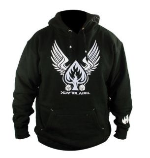 spade black label embroidered premium fleece hoodie
