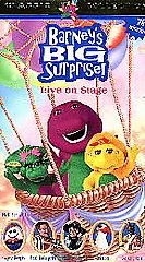 barney s big surprise live on stage vhs video 78