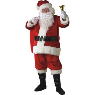 Premier Santa Suit Adult Mens Deluxe Plush Claus Christmas Costume