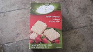 BOX IDEAL PROTEIN STRAWBERRY WAFERS 7 PACKETS 15G PROTEIN PER PACKET