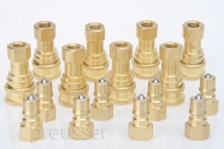   Cleaning 1/4 Quick Disconnect Coupler  8 Sets *sandia mytee edic QD