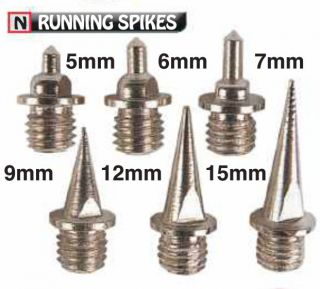 12x Metal Running Spikes Tread Lightweight with KEY For Track 