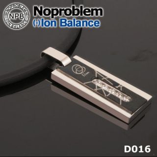 noproblem ion balance titanium power necklace d016 from hong kong