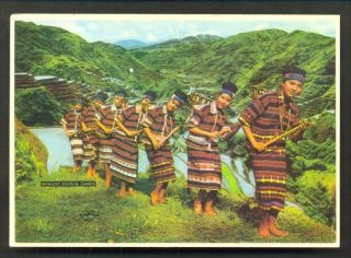 benguet festival dance costume 3 stamps philippines from netherlands 