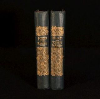 1881 82 2vol Dante Gabriel Rossetti Poems And Ballads And Sonnets