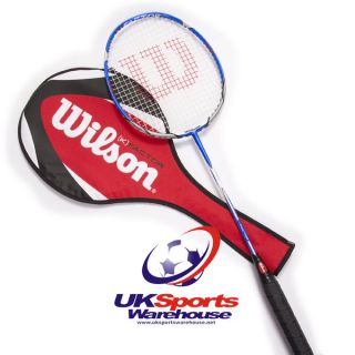 wilson k smash badminton racket with cover rrp £ 90
