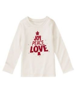 Gymboree Alpine Sweetie Christmas Top Shirt 5 5T NWT Peace Love Joy 
