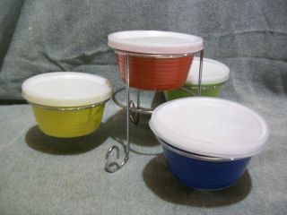   CONDIMENT SET 5 PIECES   PRIMARY PALETTE COLLECTION BY AT HOME AMERICA