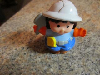 Fisher Price Little People construction worker city village lady girl 