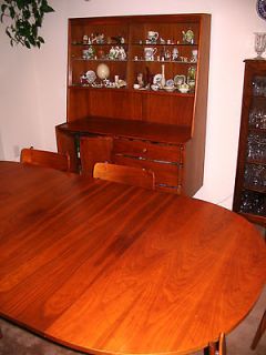 danish modern style dining room set 8 pc by Drexel Declaration.