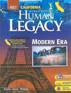 Holt World History Human Legacy Modern Era by Susan Elizabeth Ramirez 