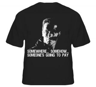 Commando Arnold Schwarzenegger 80s Action Movie T Shirt T shirt