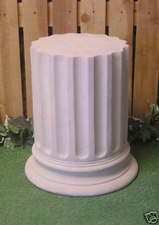   Doric Pedestal Stand Latex Fiberglass Production Mold Concrete Plaster