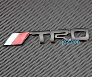New Car Truck Metal 3D sticker Emblem Logo Decal TRD black R44