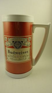 budweiser plastic stein cup glass bar beer bier returns not