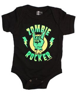 Zombie Rocker Punk Rockabilly Goth Psycho Baby Onesie Creeper One 