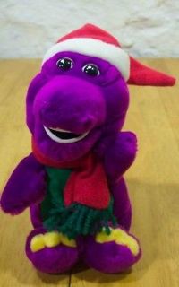 christmas barney dinosaur 9 plush stuffed animal expedited shipping 