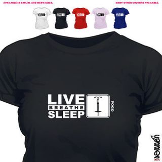 pogo stick pro gift t shirt eat live breathe sleep
